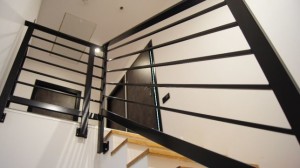 balustrada schodowa wzór WENECJA, montaż do boku schodów